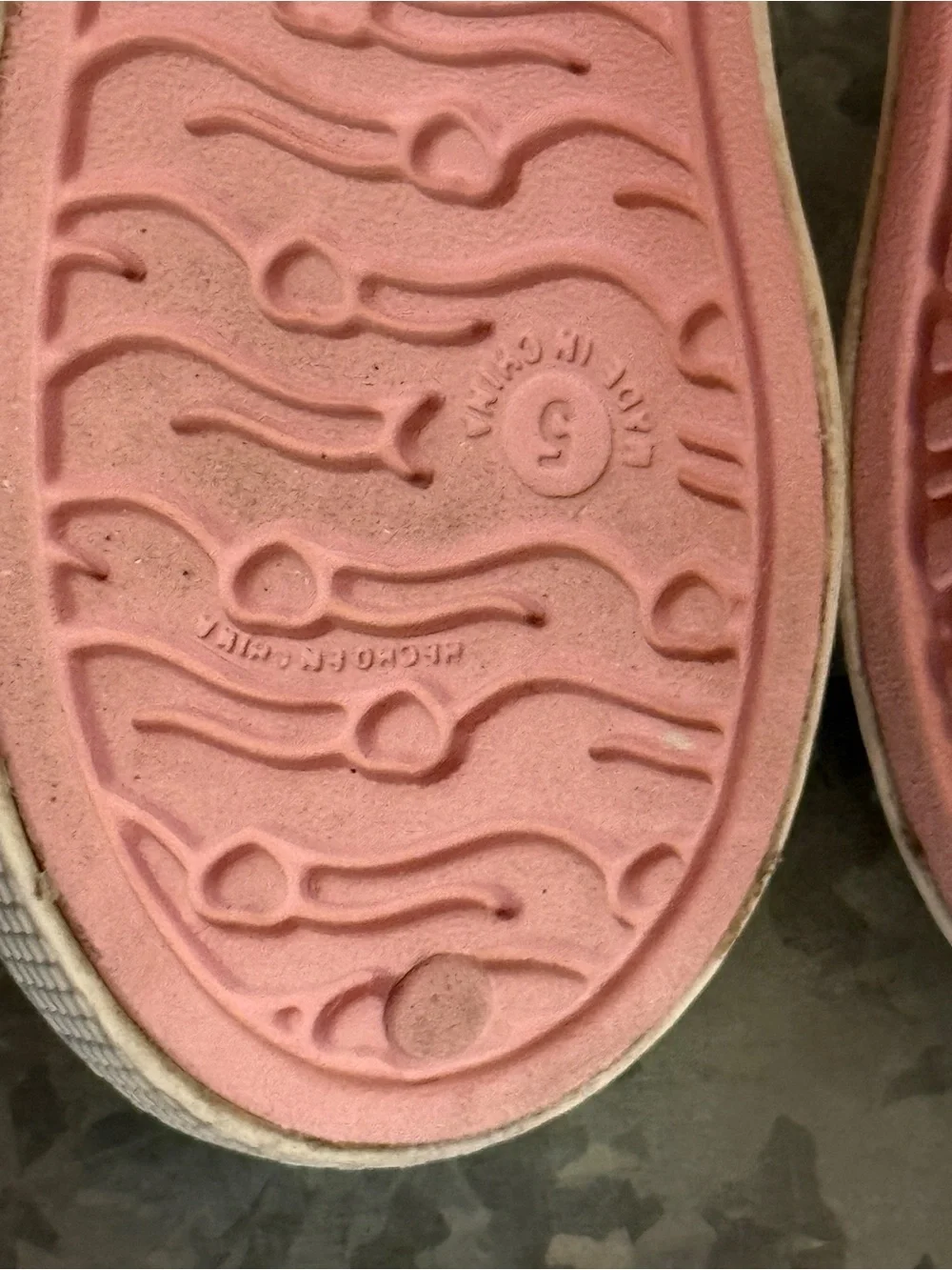 Kids Old Navy Pink Slip-On Mary Jane Shoes, Size 5